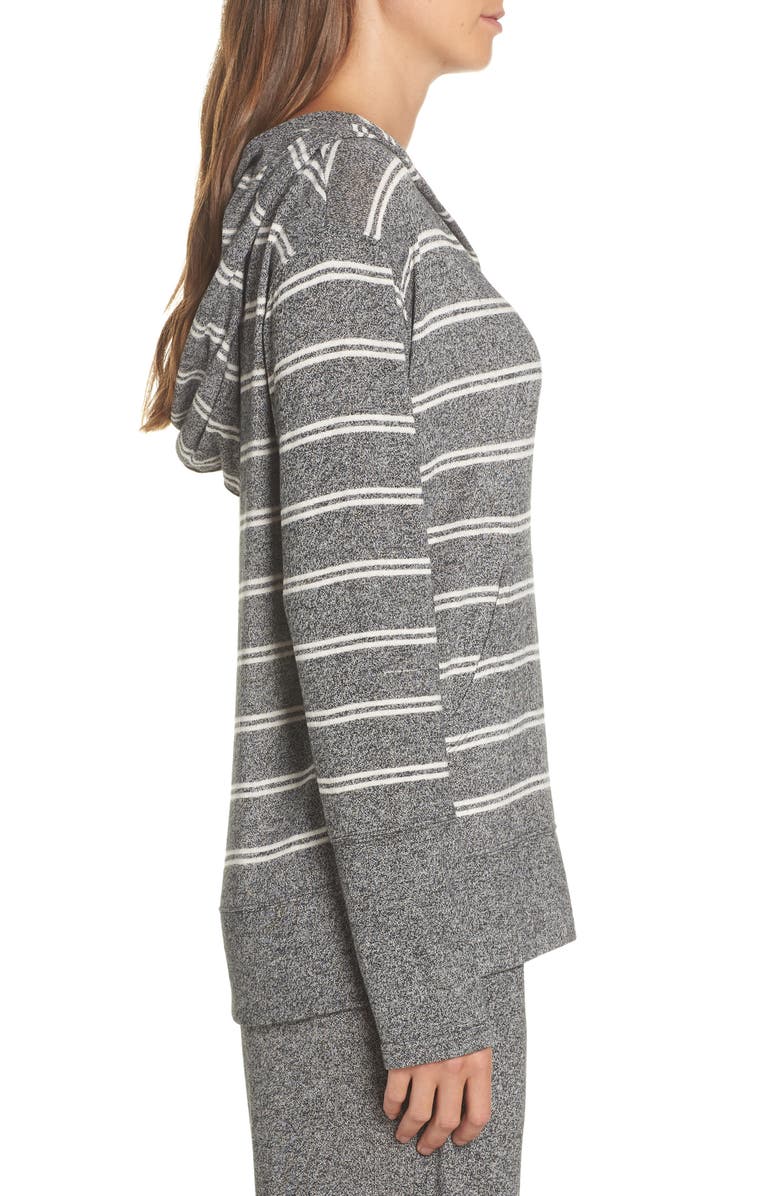 Felina Jenny Slub Knit Lounge Hoodie, Alternate, color, 