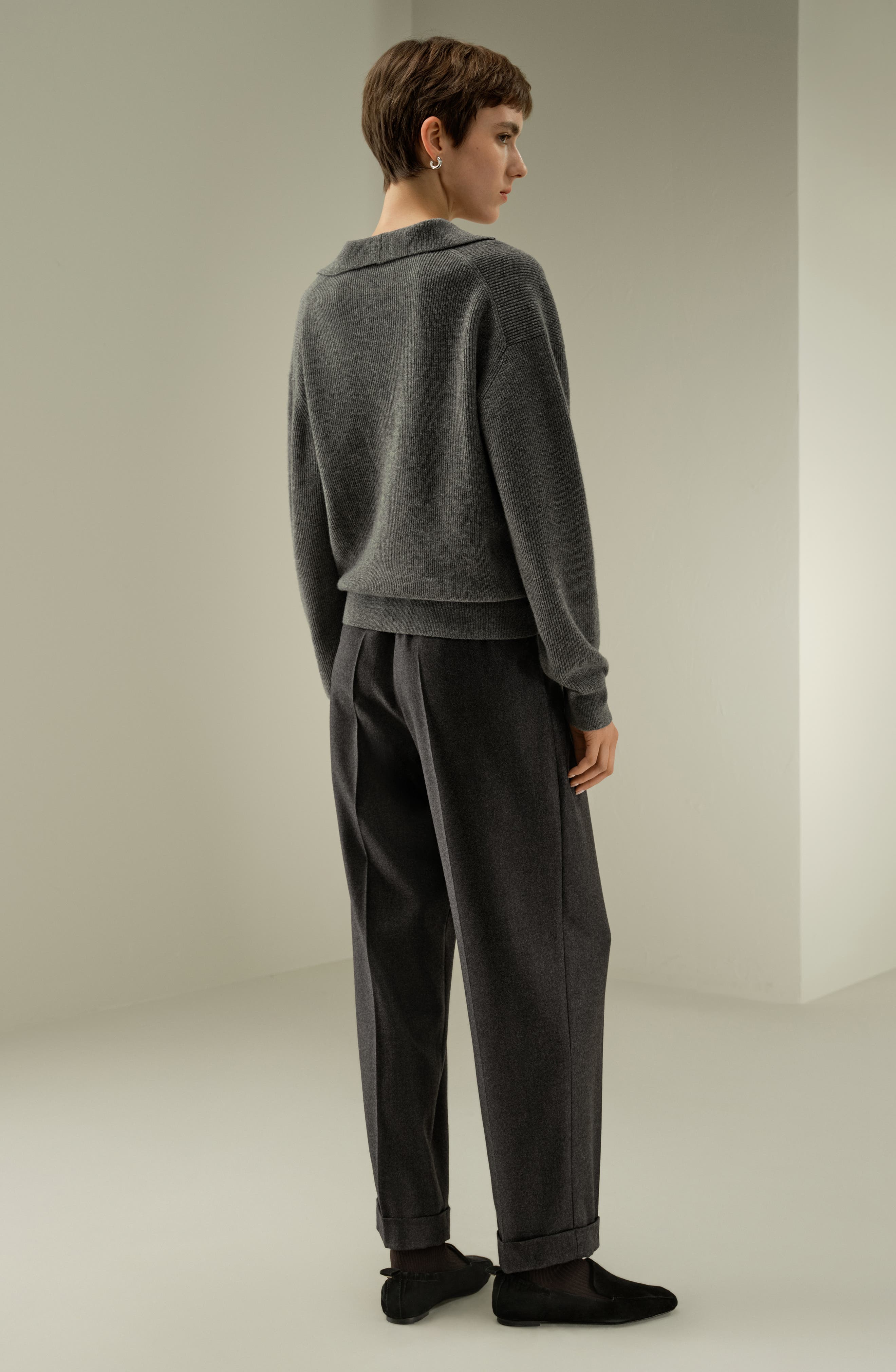Cashmere Polo Sweater - image 4
