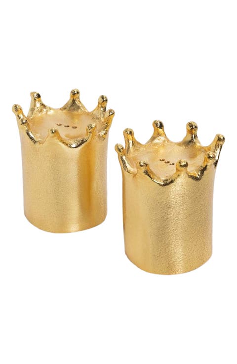 Crown Salt & Pepper Set