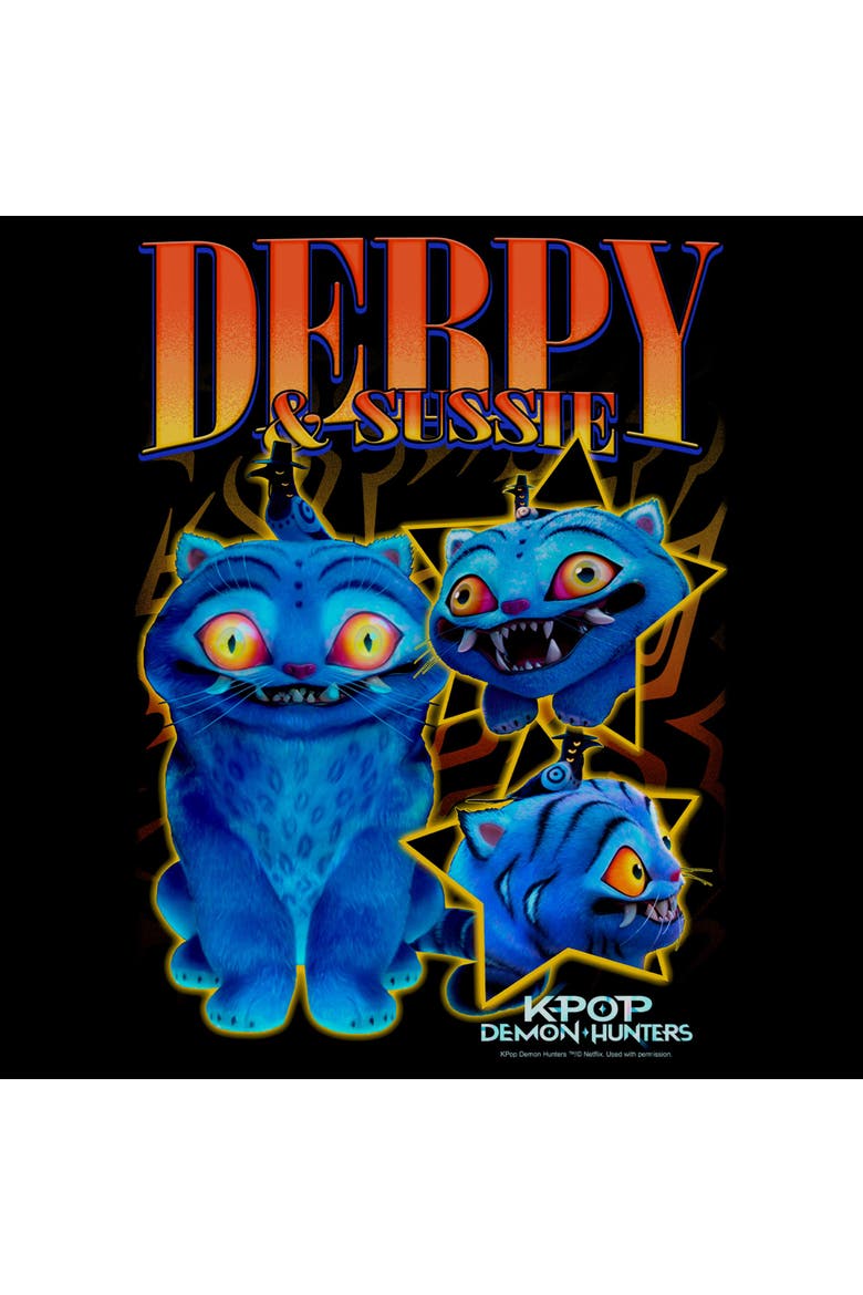 Men's Derpy and Sussie Friends T-Shirt, Alternate, color, Black