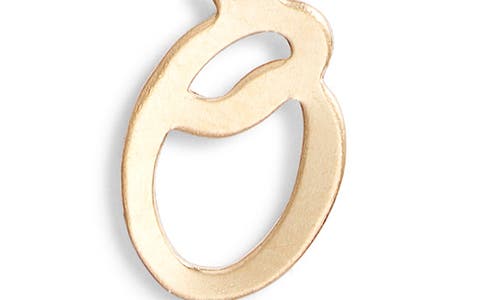Set & Stones Gianna Initial Pendant Necklace In Gold/o