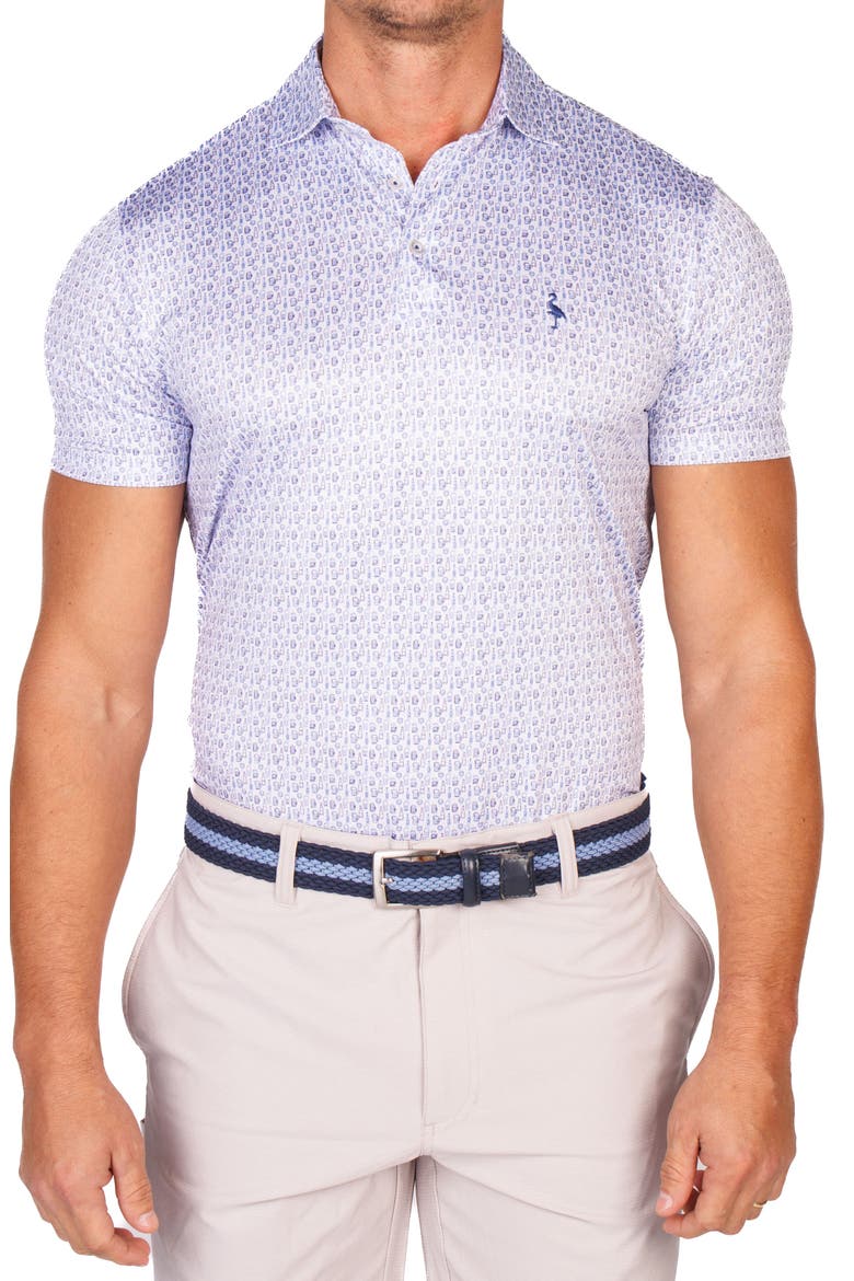 Bottoms Up Performance Golf Polo, Alternate, color, LIGHT BLUE
