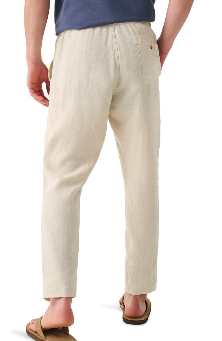 Faherty Linen Drawstring Pants, Alternate, color,