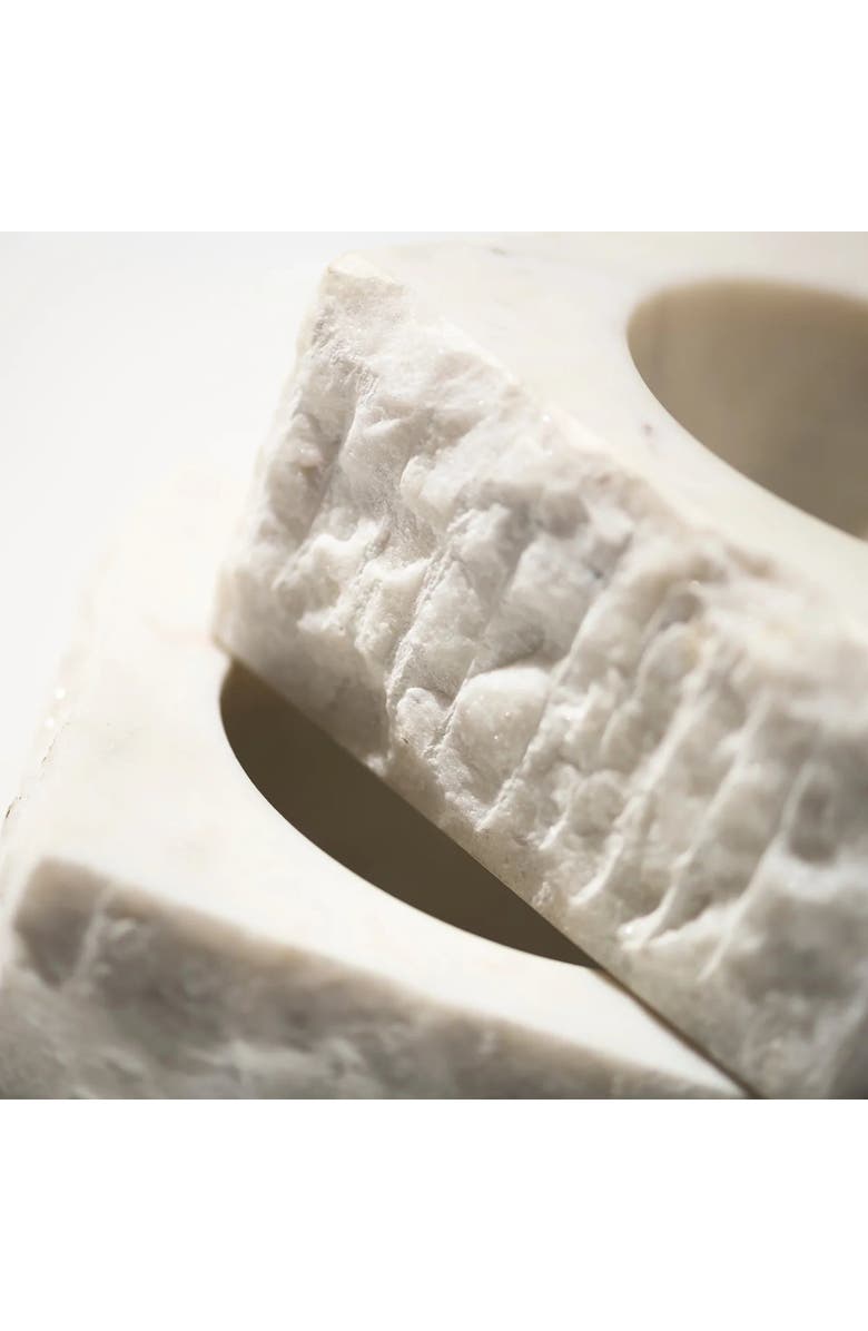 PUEBCO Unfinished Marble Bowl, Alternate, color, Ivory