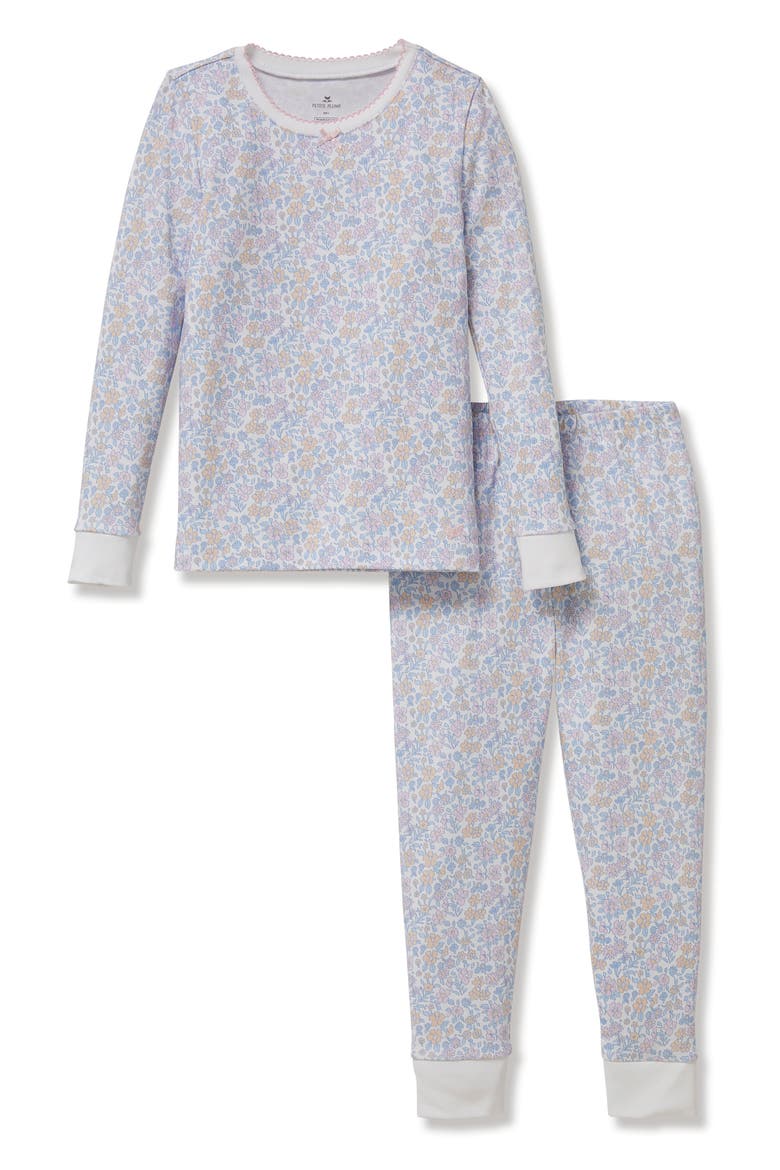 Fleur Blanche Fitted Pajama Set, Main, color, WHITE