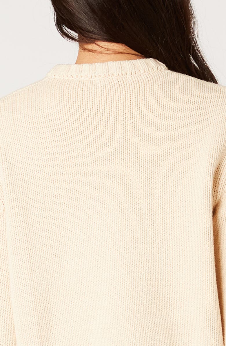 Nia Diego Cardigan, Alternate, color, Ecru