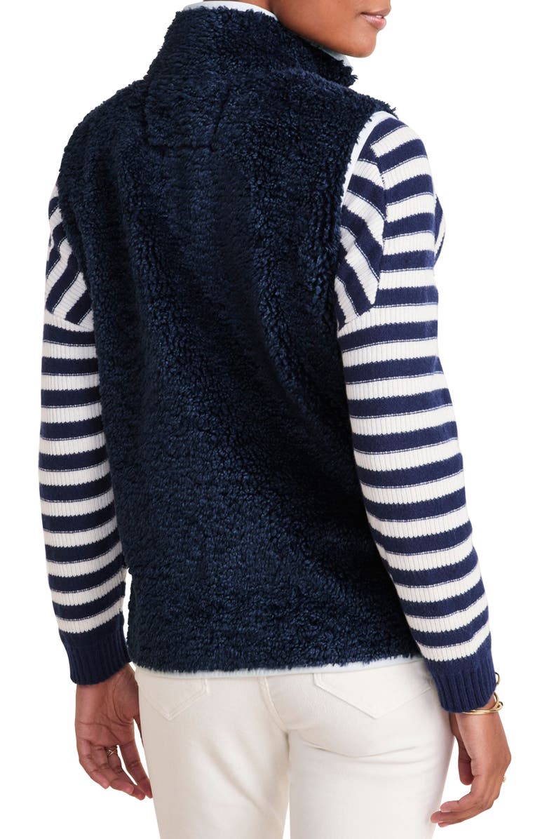 vineyard vines Water Resistant High Pile Fleece Vest, Alternate, color,