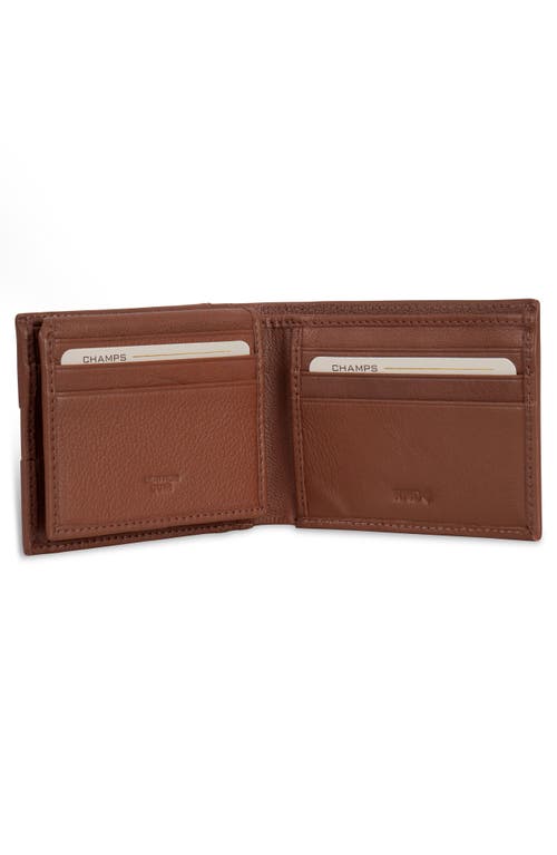 CHAMPS CHAMPS BIFOLD WALLET WITH MONEY CLIP 