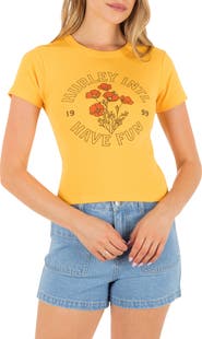 Hurley Poppy Cotton Graphic Baby Tee