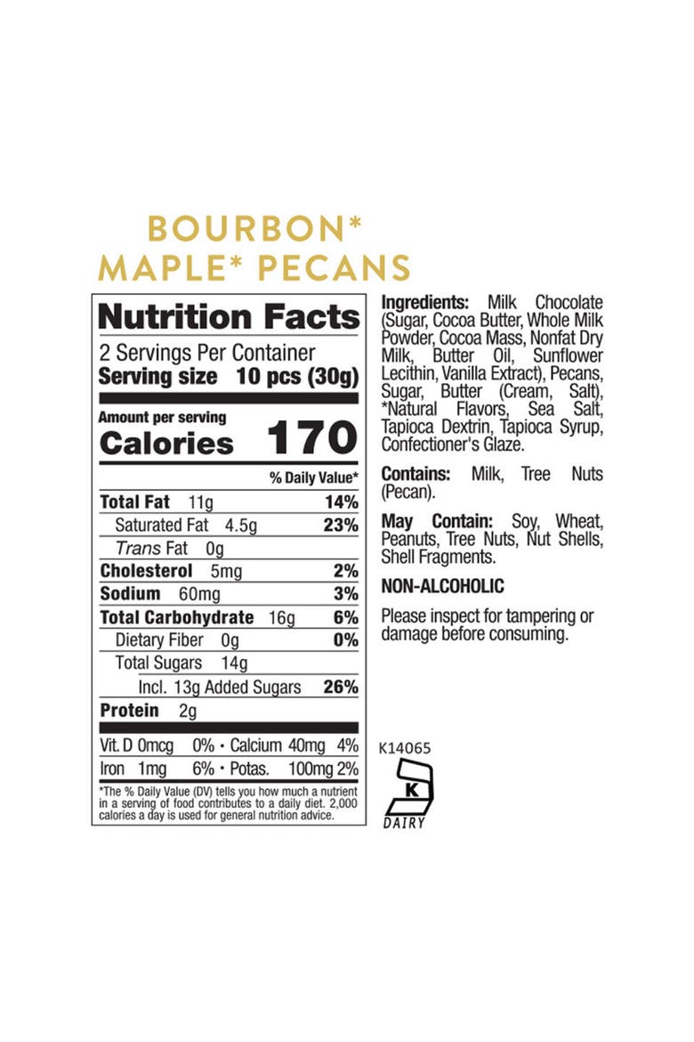 Bourbon Maple Pecan Set of 4 Candy Cubes, Alternate, color, NO COLOR
