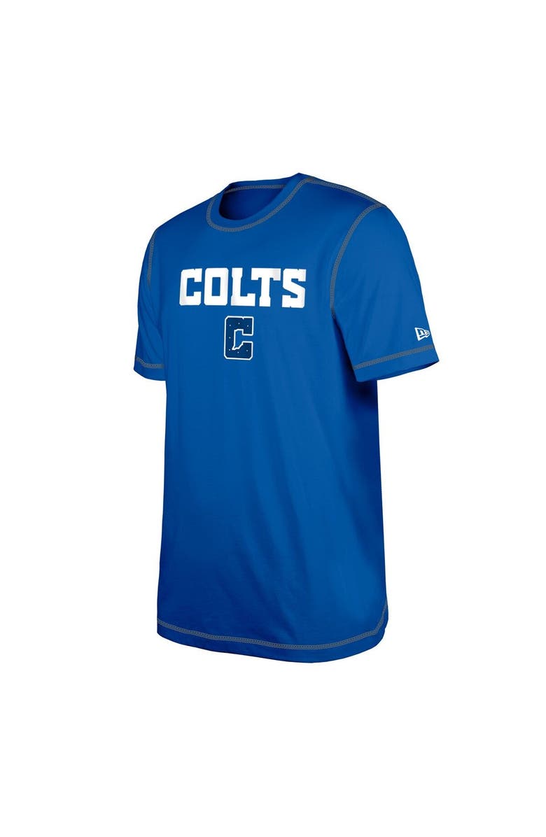 New Era Men's New Era Royal Indianapolis Colts Third Down Puff Print T-Shirt, Alternate, color, Royal