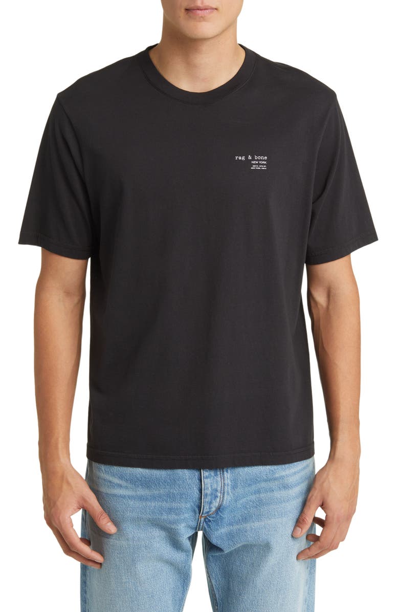 rag & bone Logo T-Shirt, Main, color,