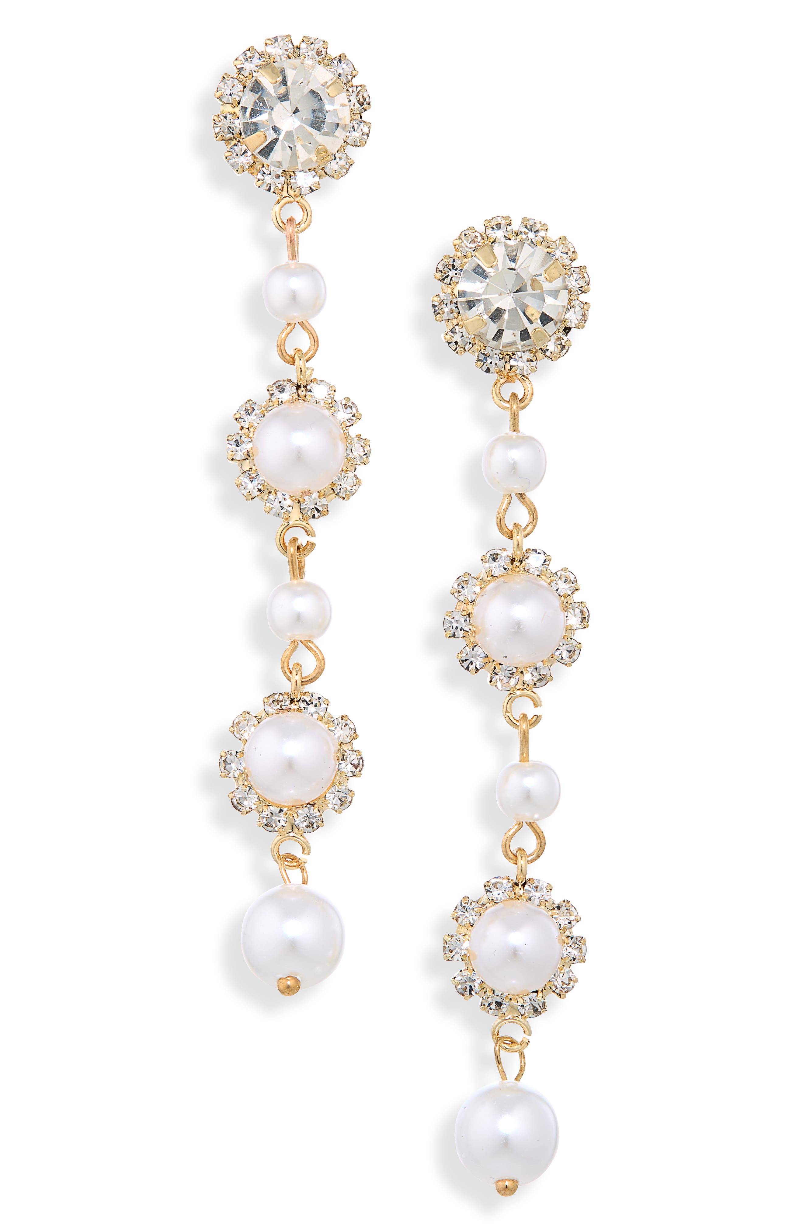 Cara Linear Drop Earrings