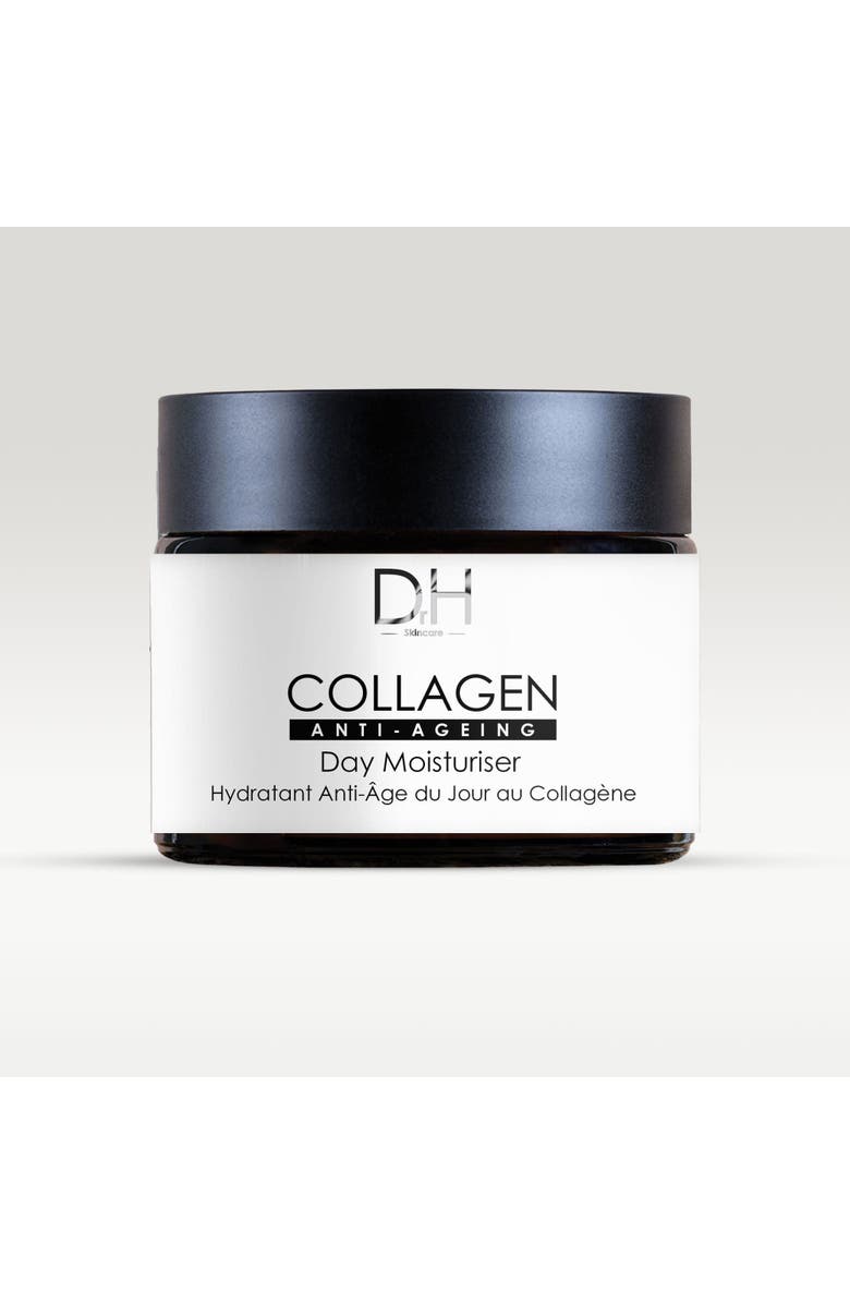 Dr H Collagen Anti-Ageing Day Moisturiser for Youthful & Hydrated Skin 60ml, Main, color, White