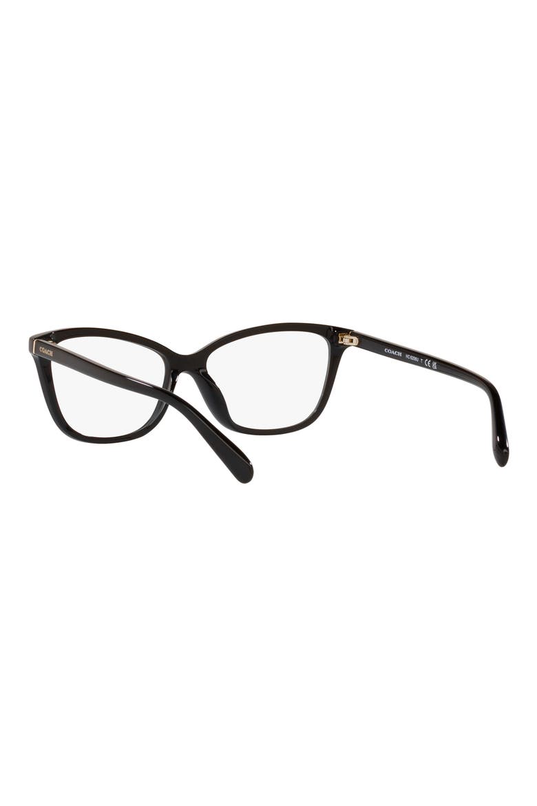 54mm Cat Eye Optical Glasses, Alternate, color, BLACK