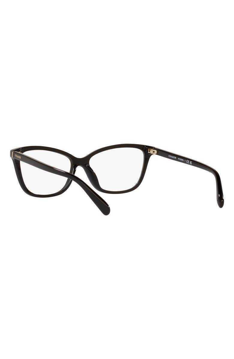 COACH 54mm Cat Eye Optical Glasses, Alternate, color, 