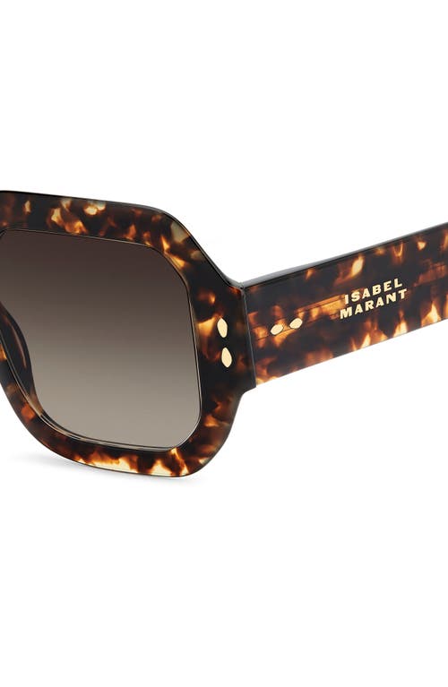 Isabel Marant 51mm Square Sunglasses In Brown
