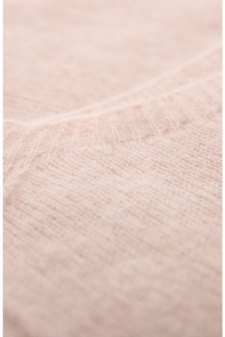 Gauzy Boat Knit Sweater, Alternate, color, Peony