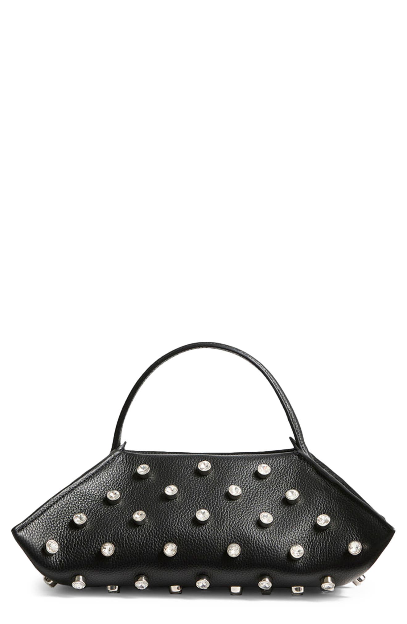 Altuzarra Origami East/West Bag, Main, color, 380001 Black/ Crystal
