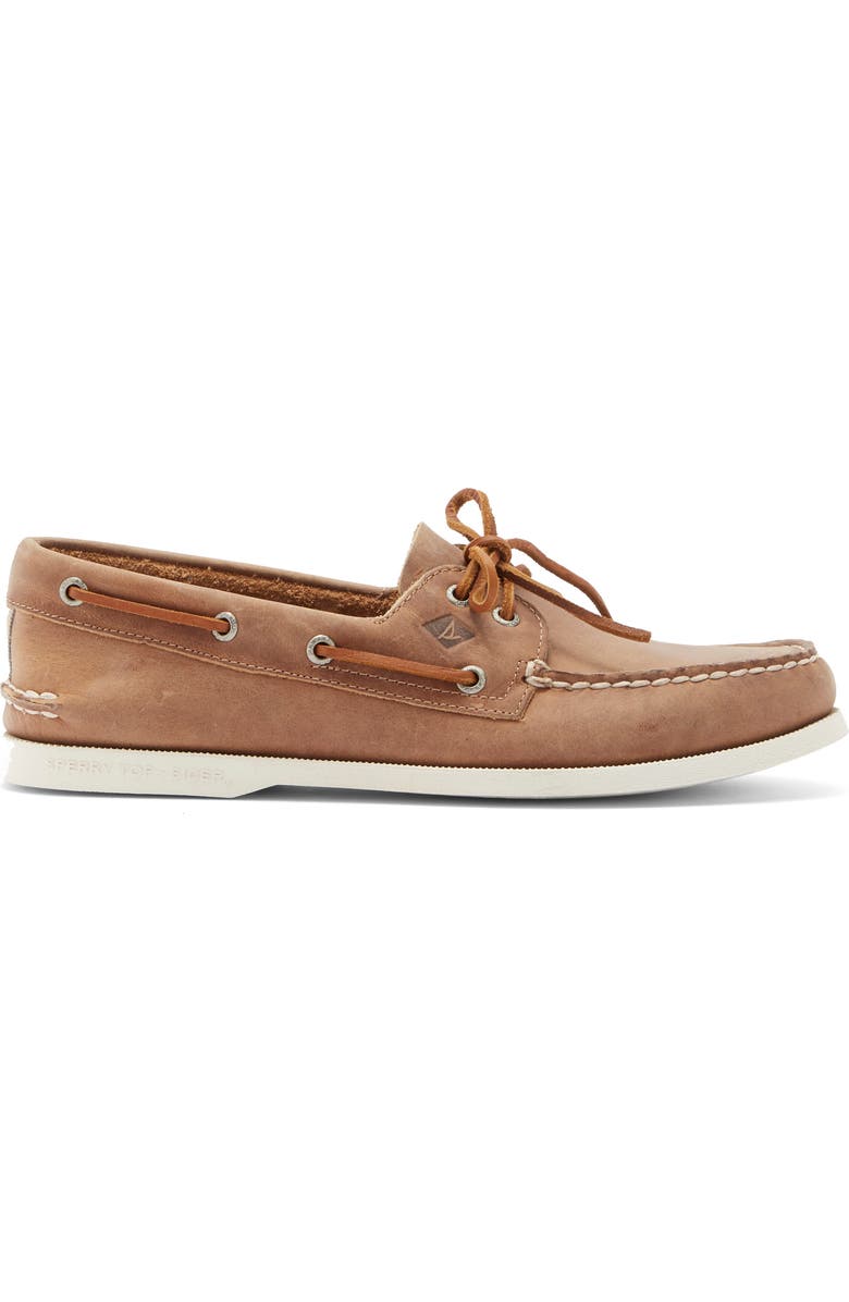 Sperry Authentic Original Two-Eyelet Boat Shoe, Alternate, color, Medium Beige