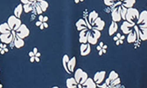 Roxy Hibiscus V-cut Bikini Bottoms In Mood Indigo