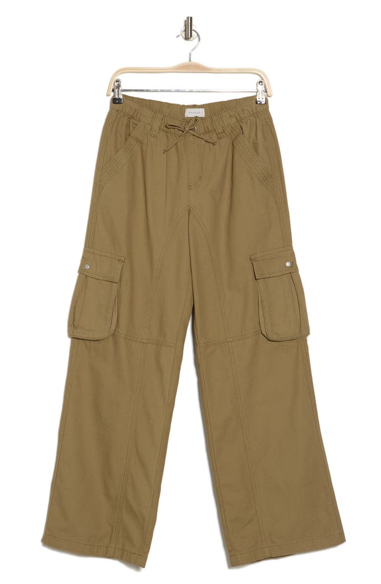 PacSun Drawstring Waist Cargo Pants, Alternate, color, 