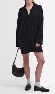 Barbour Claudette Long Sleeve Cotton Blend Sweater Dress