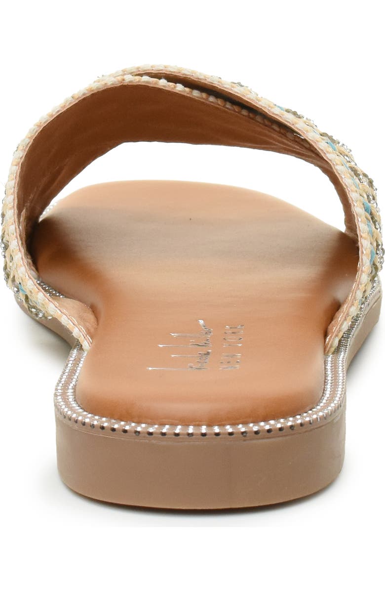Nicole Miller Criss Cross Slide Sandal, Alternate, color,