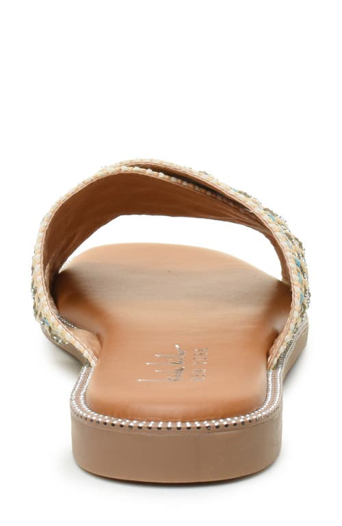 NICOLE MILLER NICOLE MILLER CRISS CROSS SLIDE SANDAL 