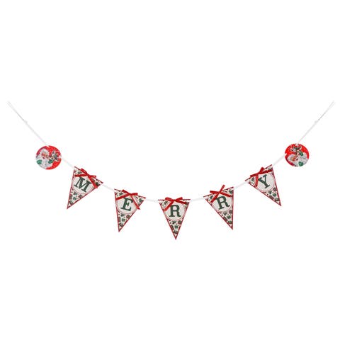 72 in. Vintage Banner - Merry