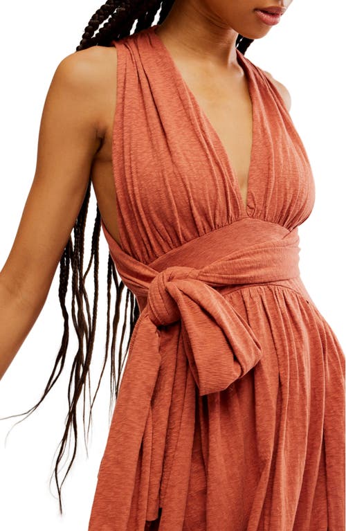 FREE PEOPLE FREE PEOPLE SELENA CONVERTIBLE HALTER MAXI DRESS