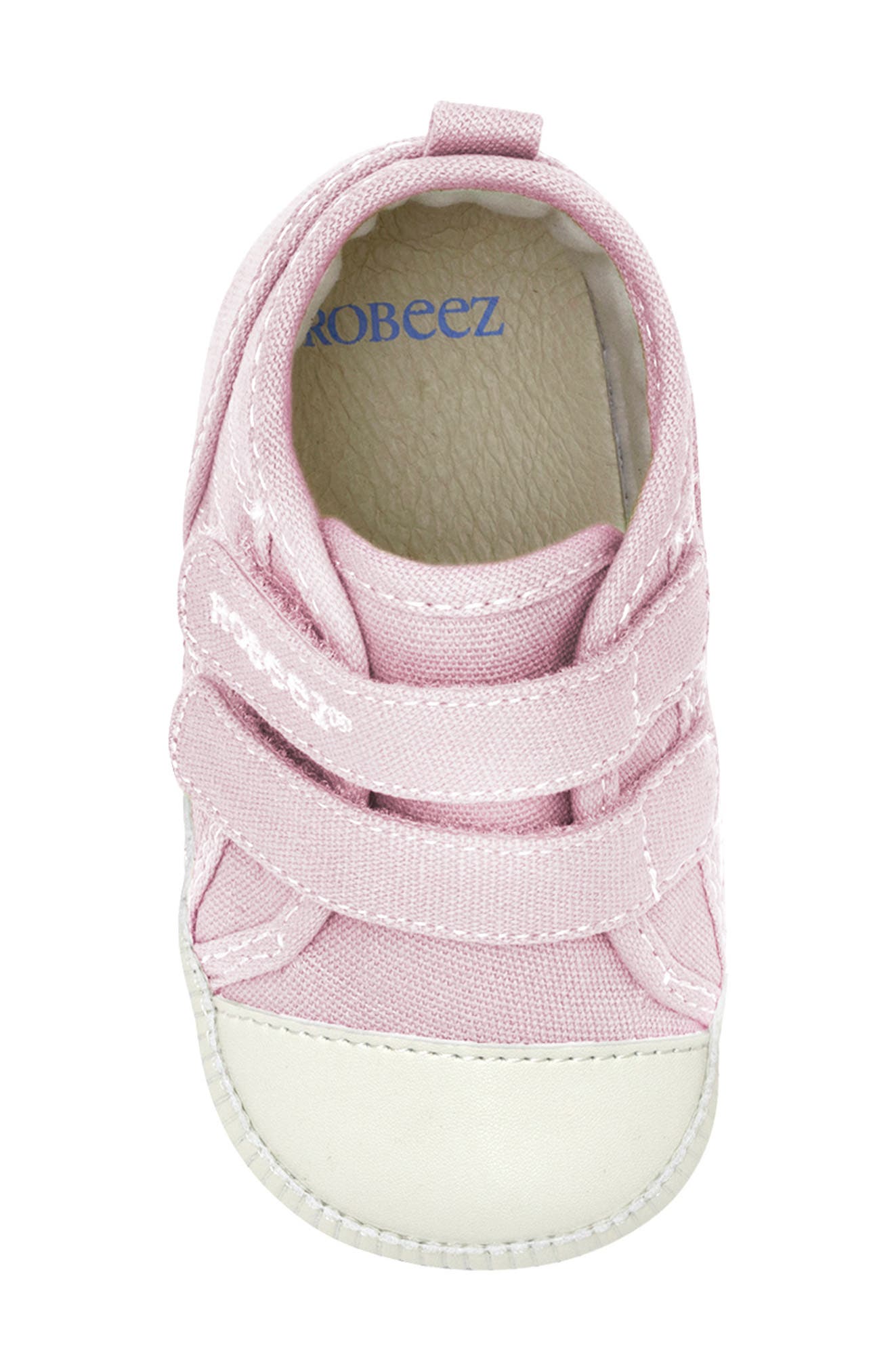 Robeez<sup>®</sup> Joleen Crib Sneaker, Alternate, color, Light Pink