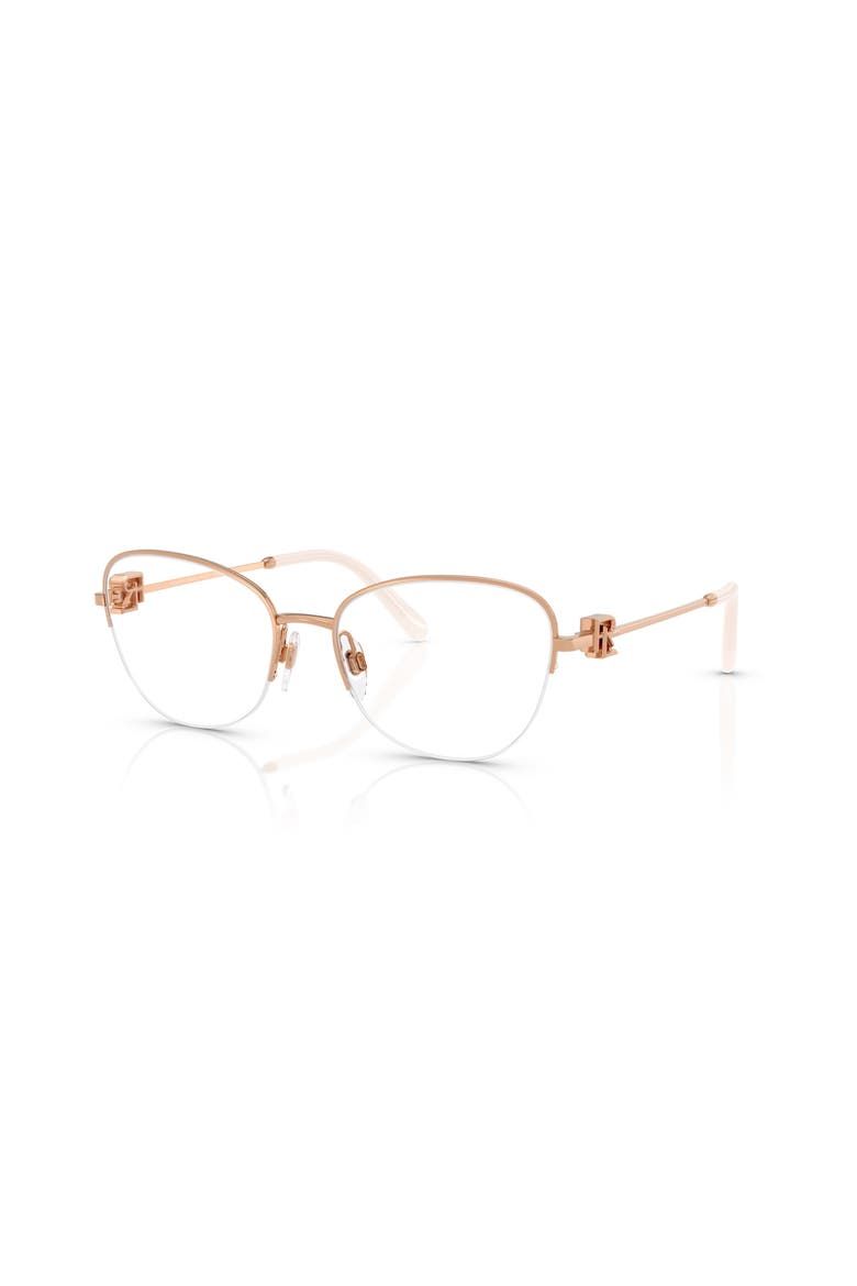 56mm Butterfly optical glasses, Main, color, Rose Gold