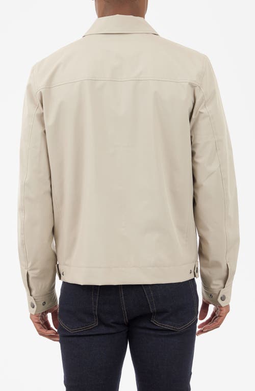 London Fog Athens Hipster Water Resistant Jacket In Cement