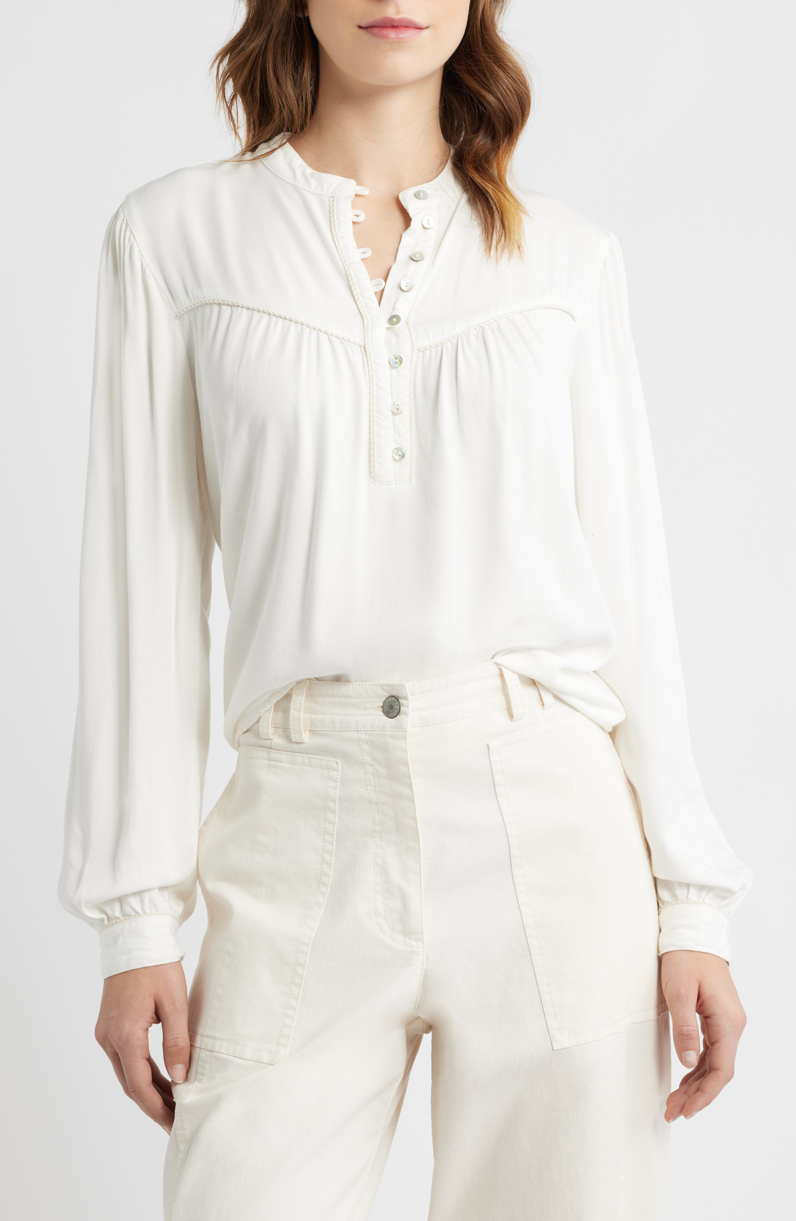 Sunna Chambray Top