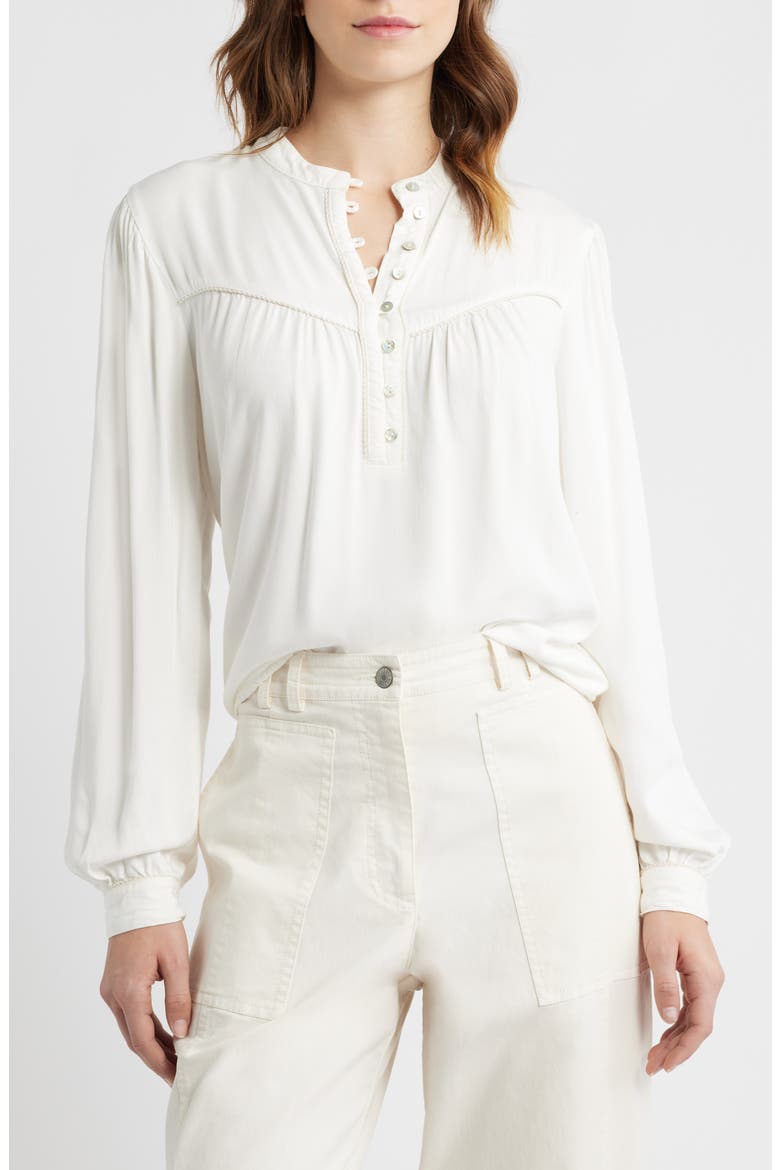 Sunna Chambray Top, Main, color, BIRCH