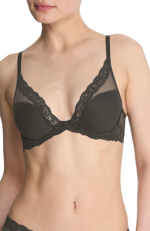 Feathers Plunge T-Shirt Basics Bra