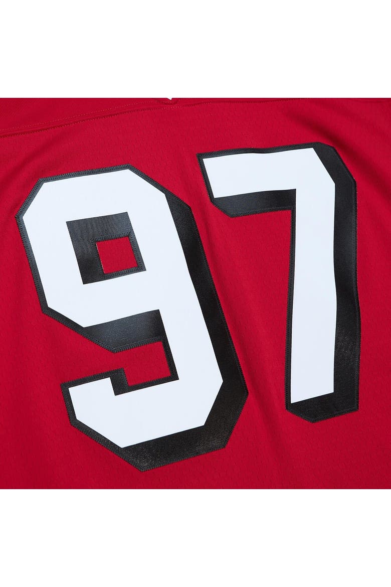 Men's Mitchell & Ness Bryant Young Scarlet San Francisco 49ers Legacy Replica Jersey, Alternate, color, Scarlet