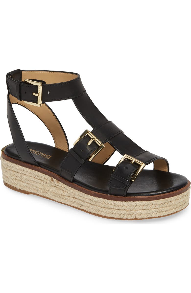 MICHAEL Michael Kors Cunningham Strappy Espadrille Sandal, Main, color,