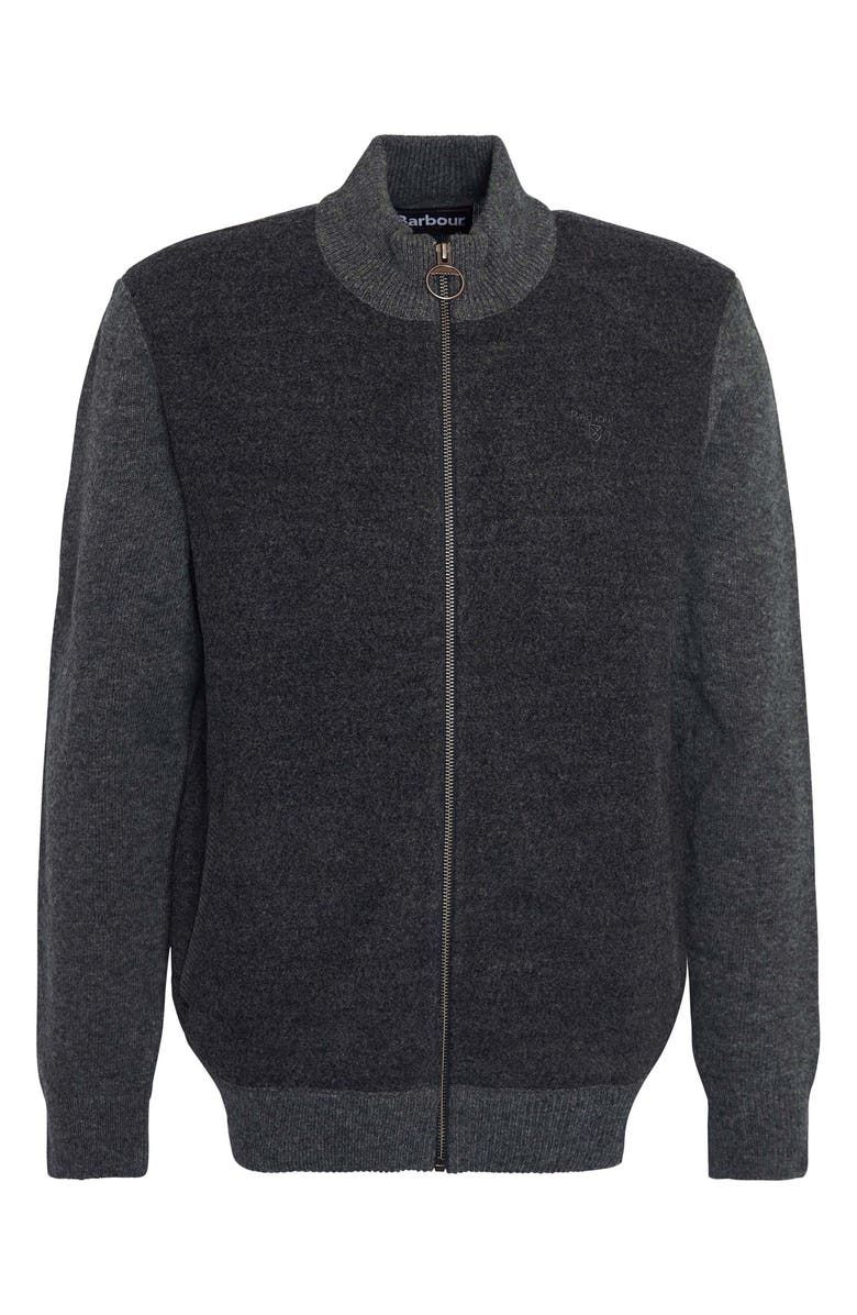 Barbour Balwen Zip Front Cardigan, Alternate, color, 