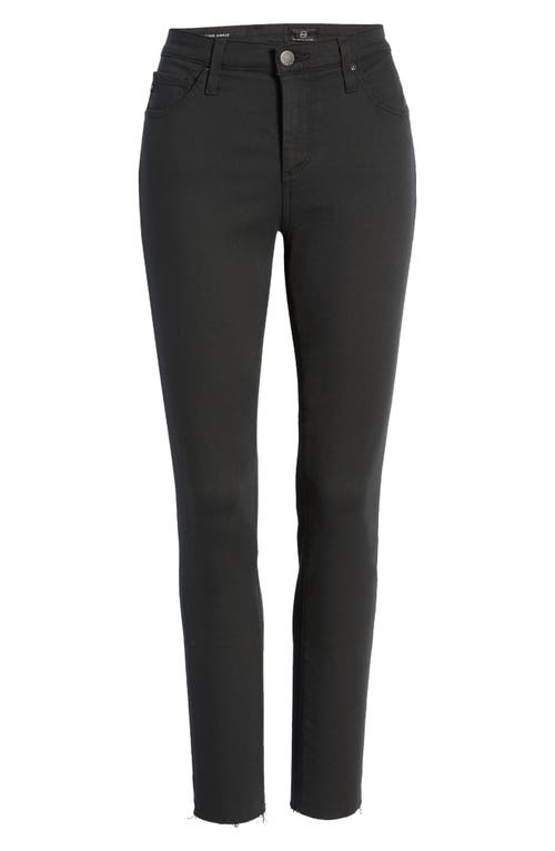 Ag The Legging Ankle Super Skinny Jeans In Charcoal Black