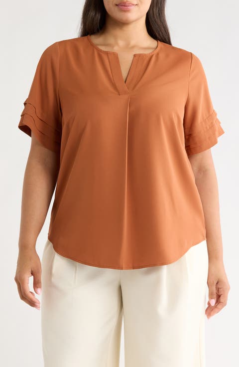 Pleat Popover Top (Plus)