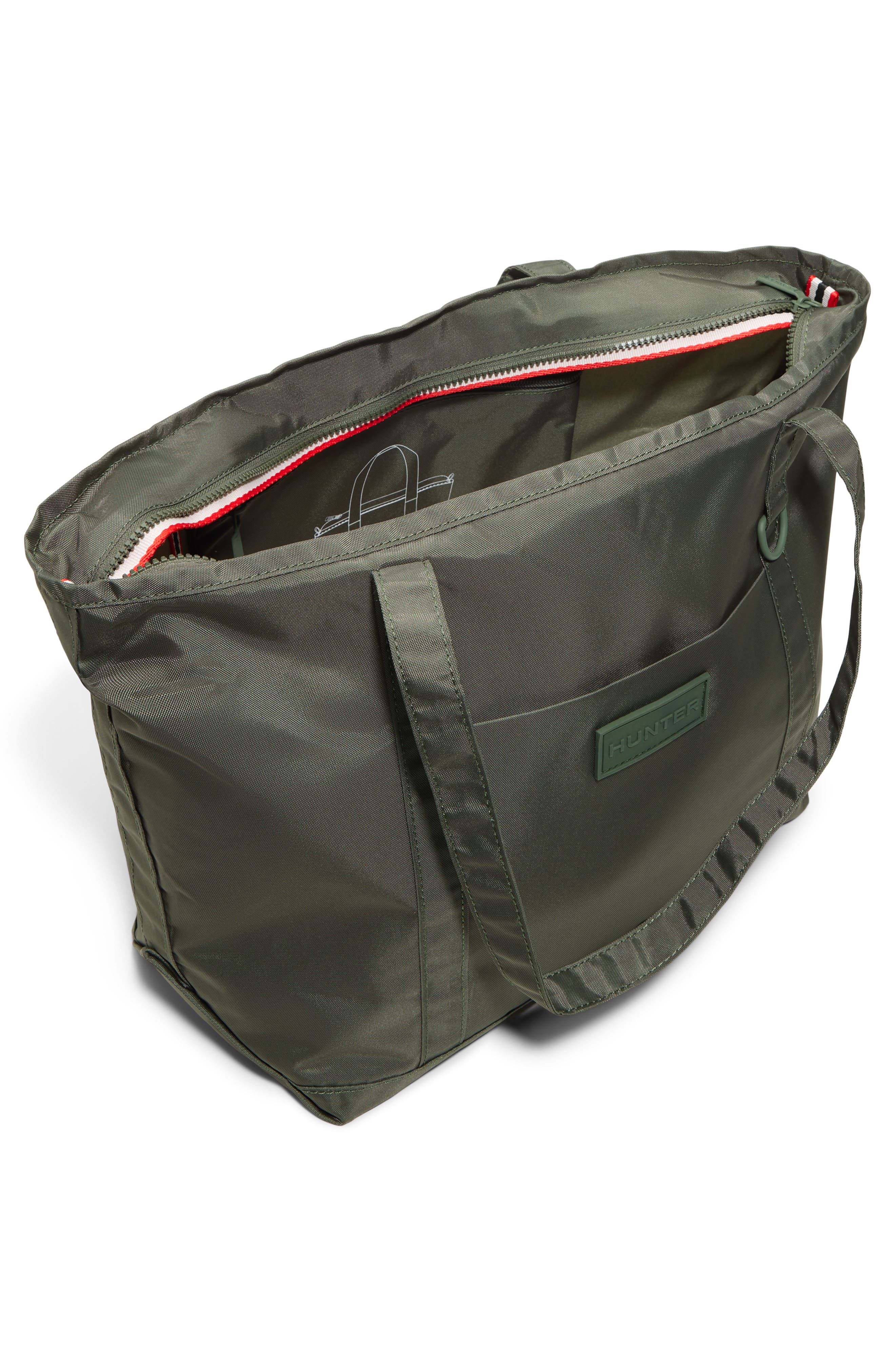 Hunter Everything Tote, Alternate, color, Mid Green