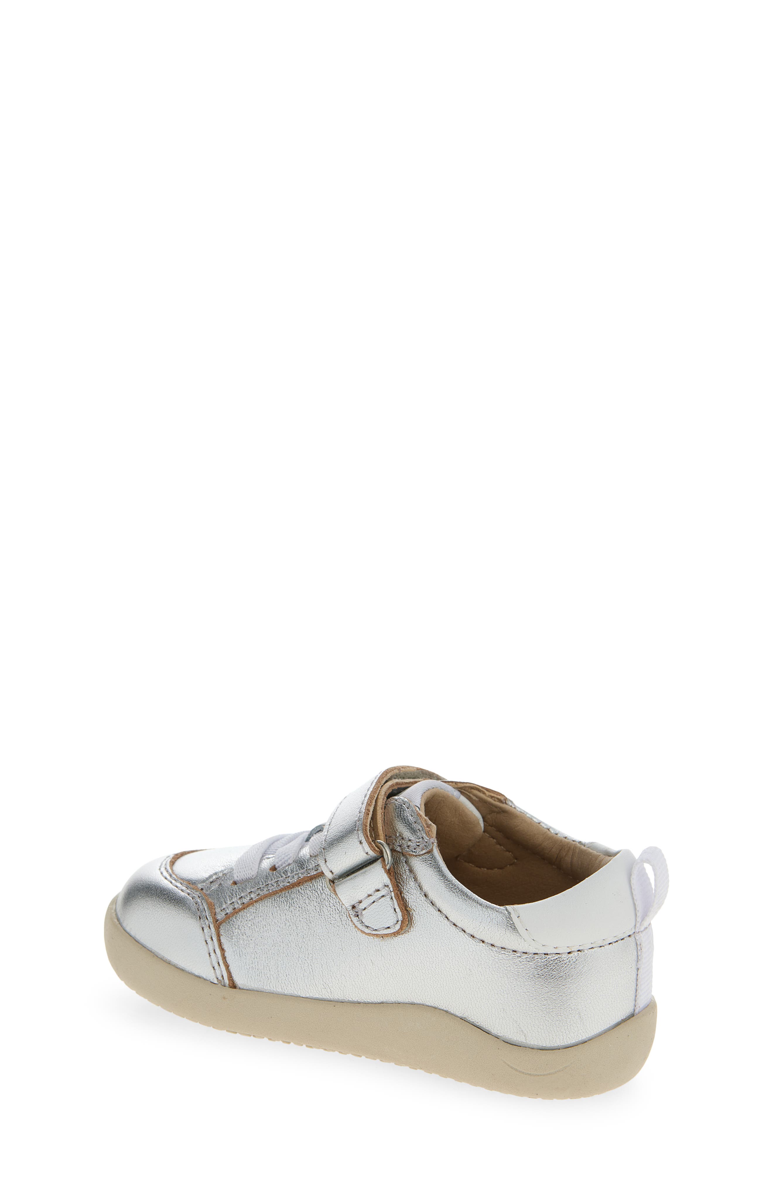OLD SOLES Kids' 8083 Retro Sneaker, Alternate, color, Silver / Snow