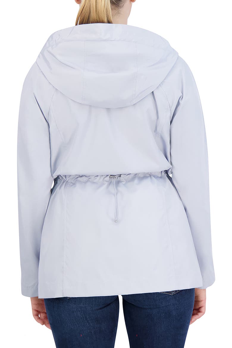 Travel Packable Hooded Rain Jacket, Alternate, color, MIST