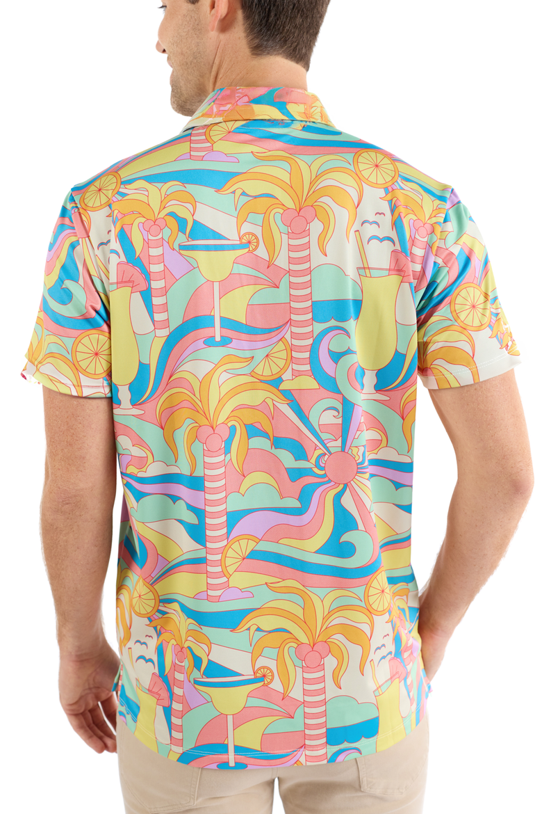 The Paradiso - Golf Shirt, Alternate, color, Yellow