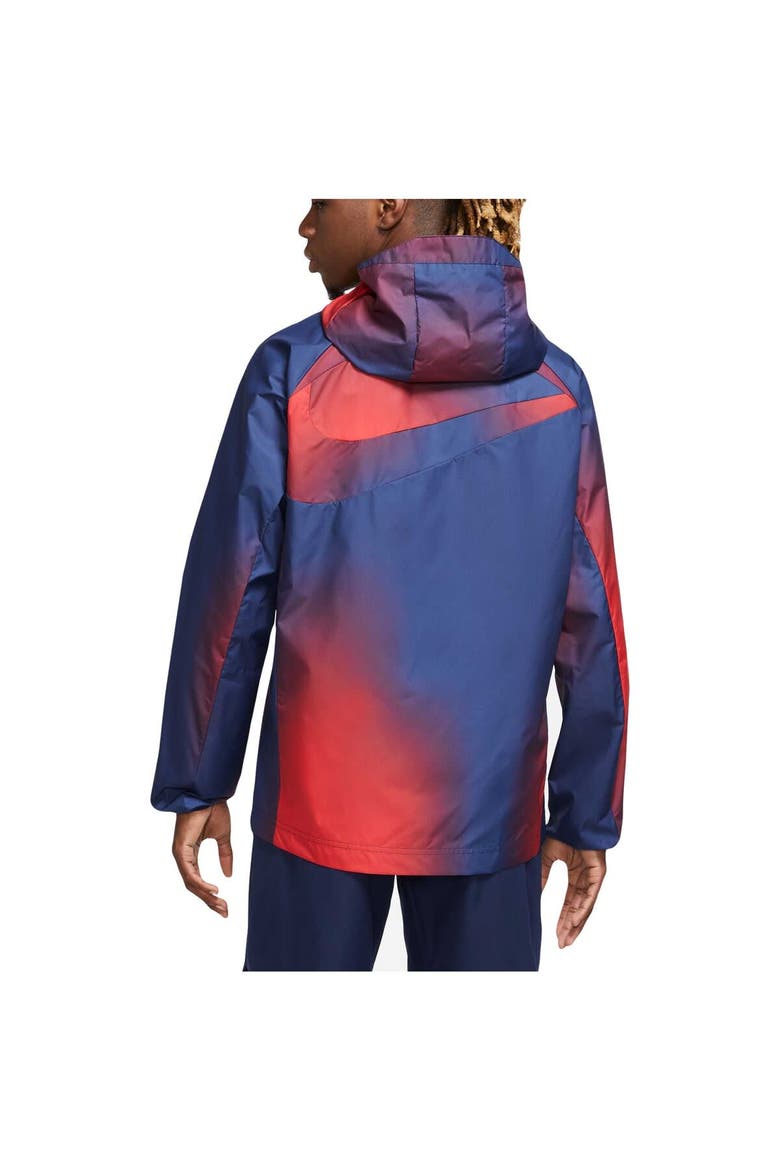Men's Nike Navy Paris Saint-Germain AWF Raglan Full-Zip Hoodie Jacket, Alternate, color, Navy
