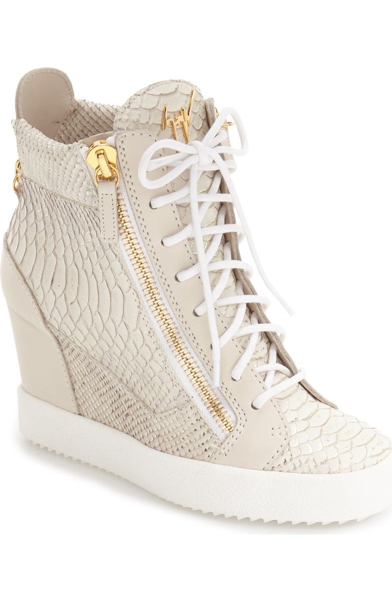 Giuseppe Zanotti Ofelia Wedge Sneaker, Main, color,