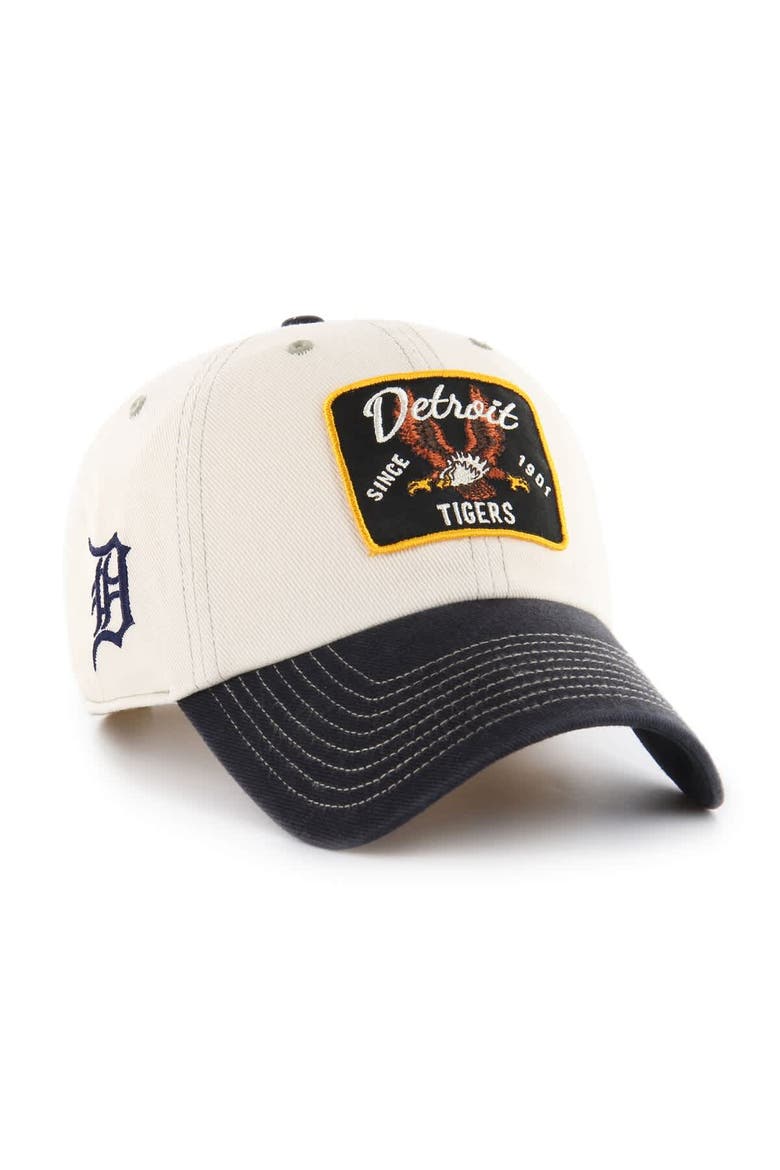 Men's '47  Natural/Black Detroit Tigers Keepsake Collection Clean Up Adjustable Hat, Main, color, Natural