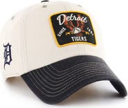 '47 Men's '47  Natural/Black Detroit Tigers Keepsake Collection Clean Up Adjustable Hat